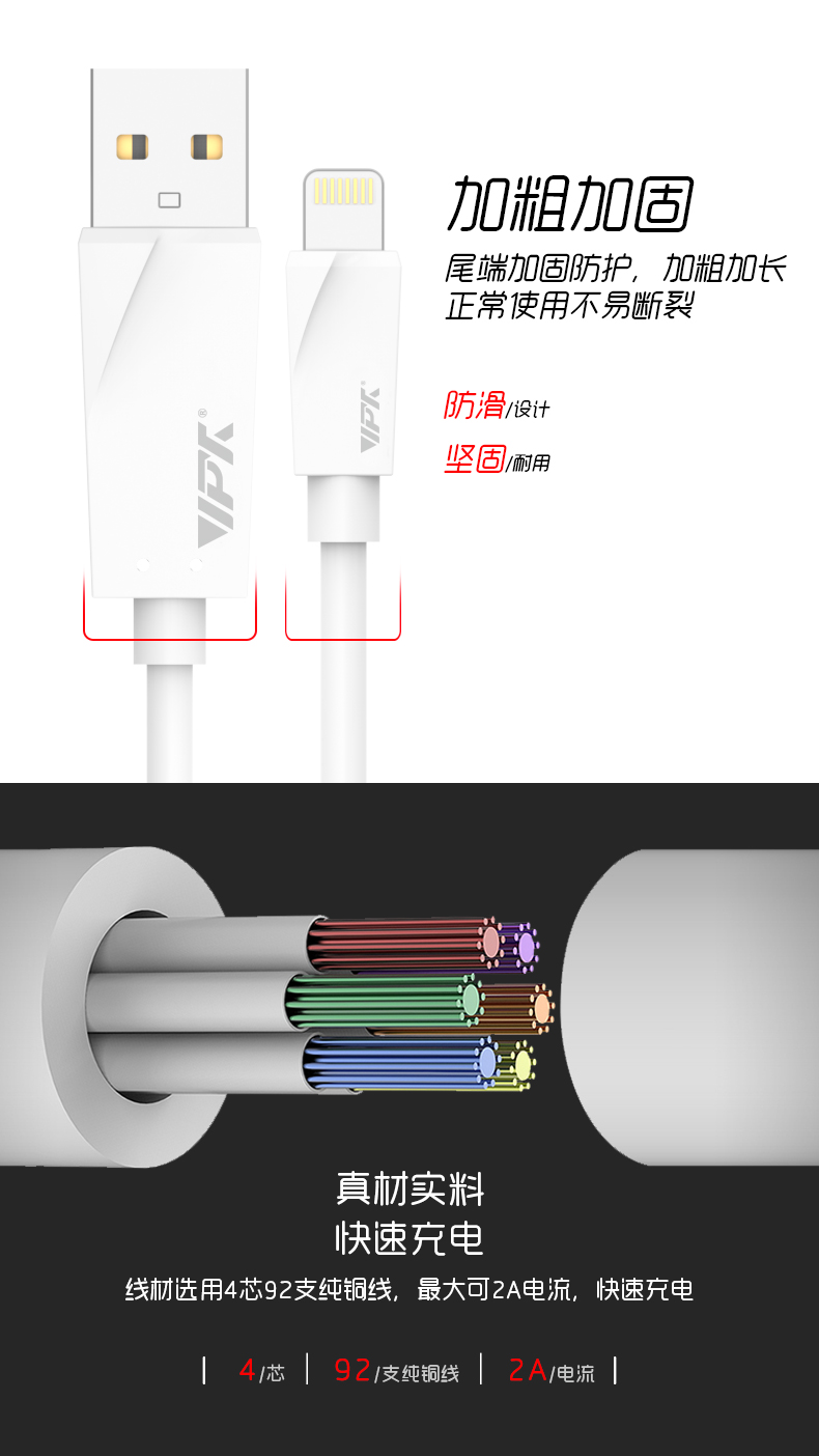 金威澎 VD02 1.5米加長數(shù)據(jù)線